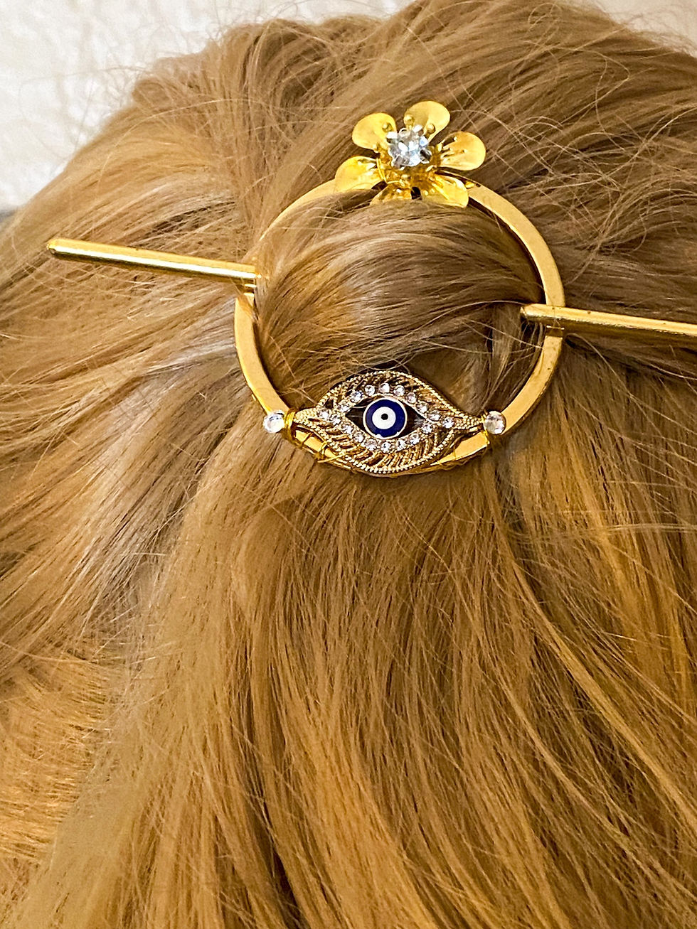 Thumbnail: Evil Eye Hair Slide