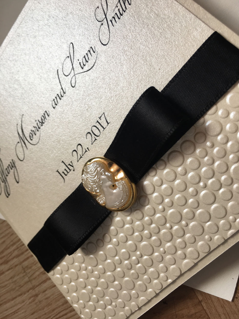 Thumbnail: Stylish wedding invitation, Amira design, Victorian wedding invitation