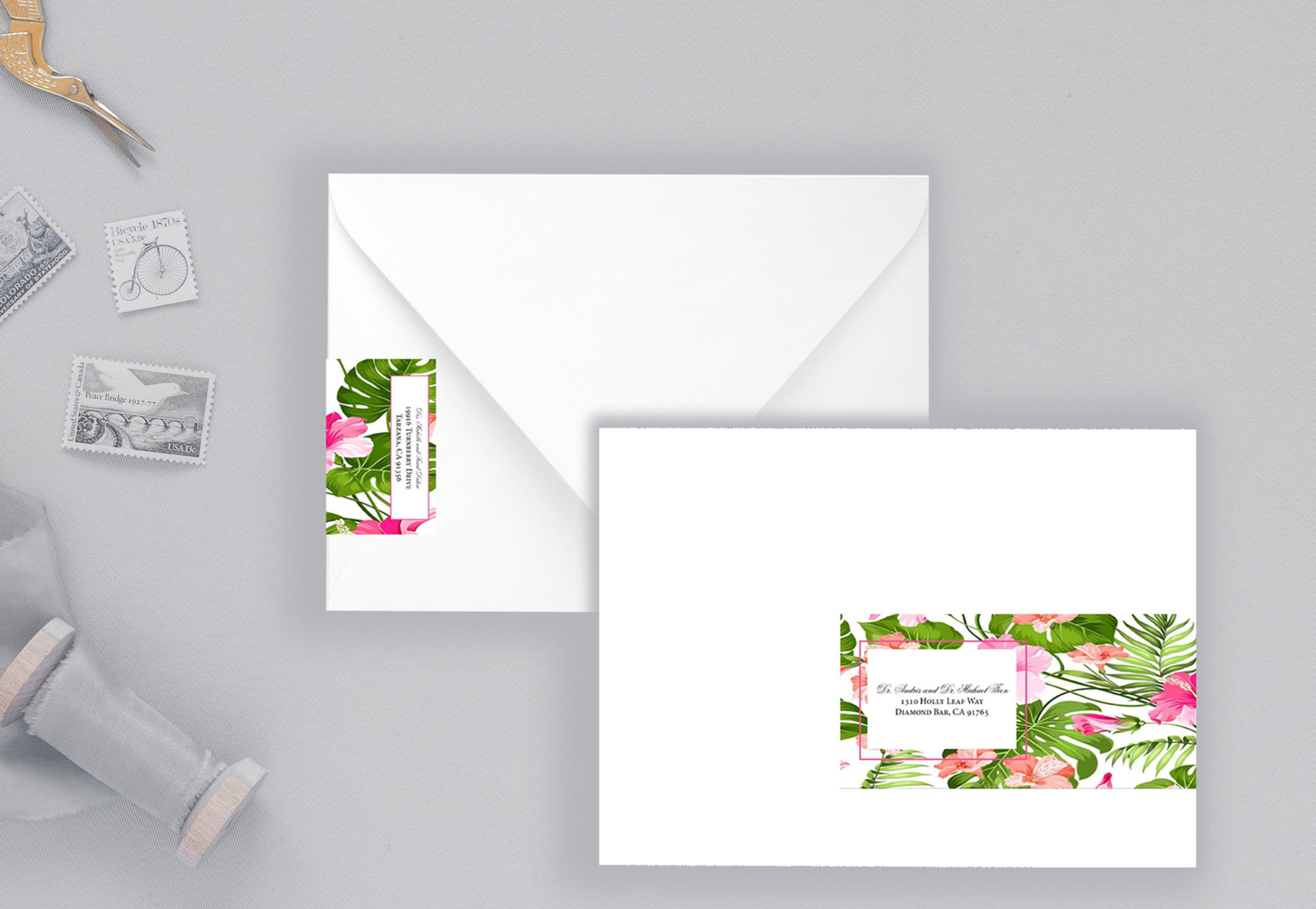 Tropics Wrap Around Labels