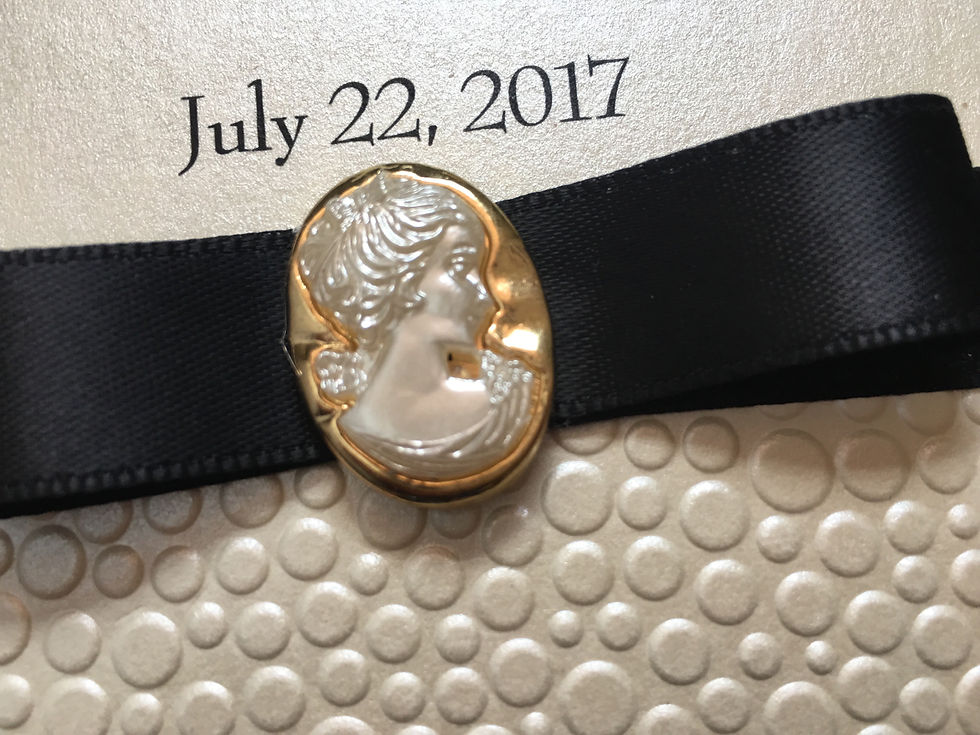 Thumbnail: Designer wedding invitation, Los Angeles wedding invitations, California invitation designer, Couture invitations,