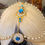 Thumbnail: Peacock Blue Chain Headpiece