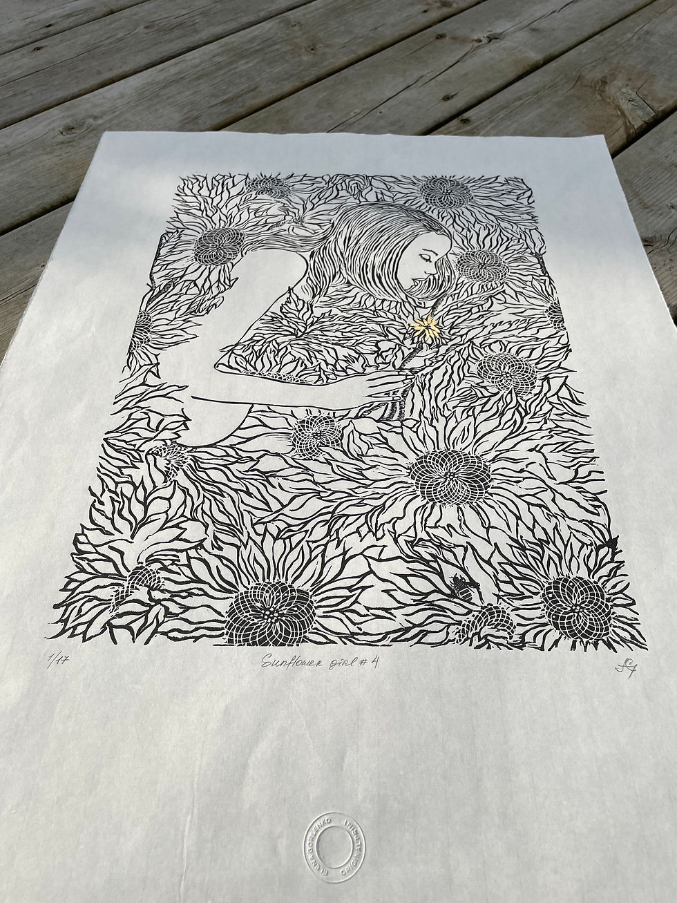 Thumbnail: Sunflower girl #4
