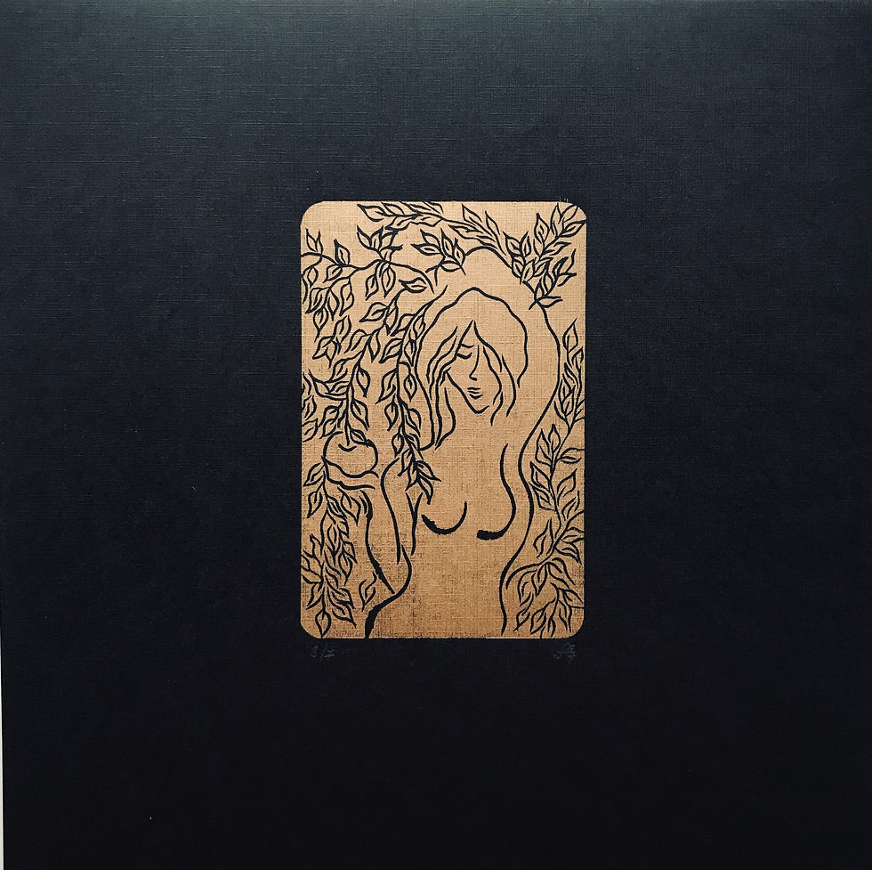 une femme dans le jardin #3