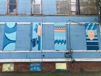2019
16 panel mural board-up project with the Arts Commission and First Federal Bank volunteers
Toledo, OH