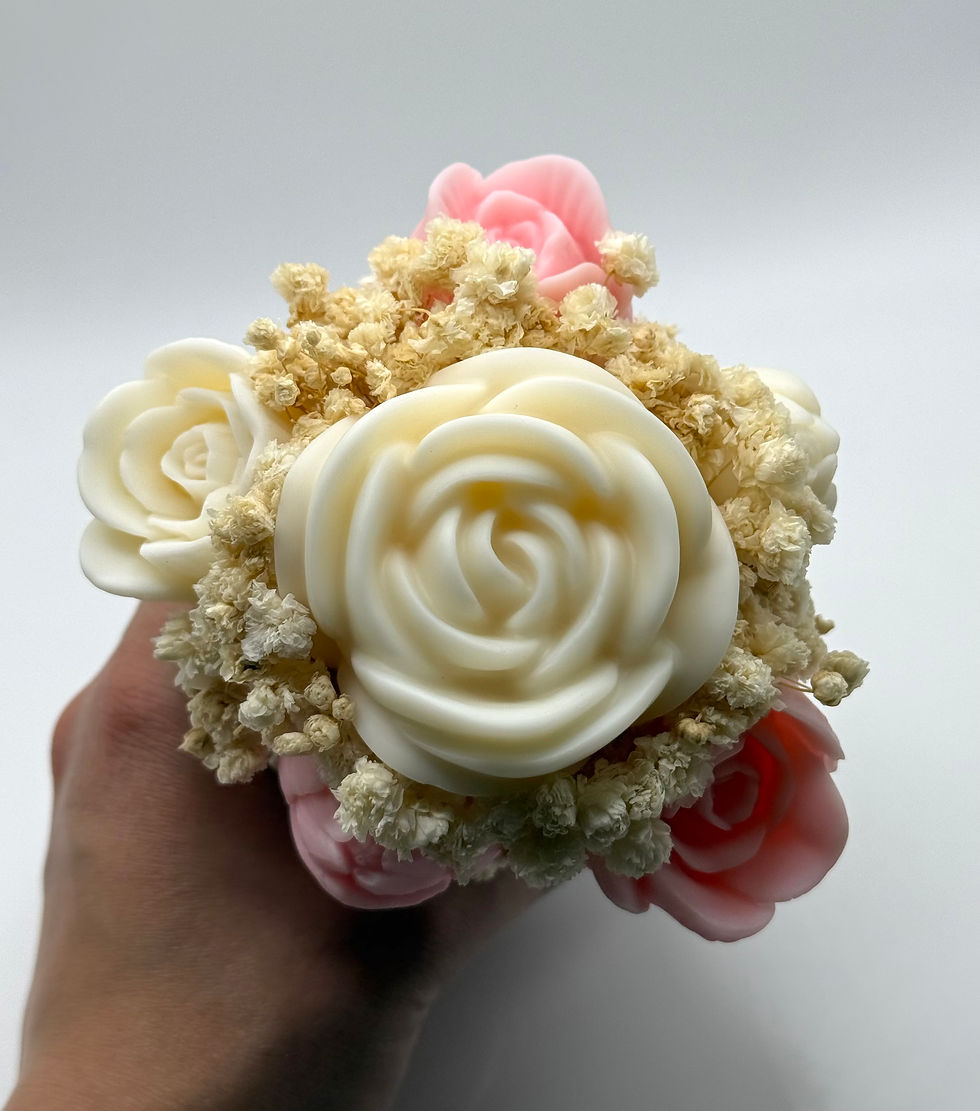 Miniaturbild: Rosenpoesie - Cremeweiß/Rosa