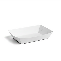 White Paper Boat Tray