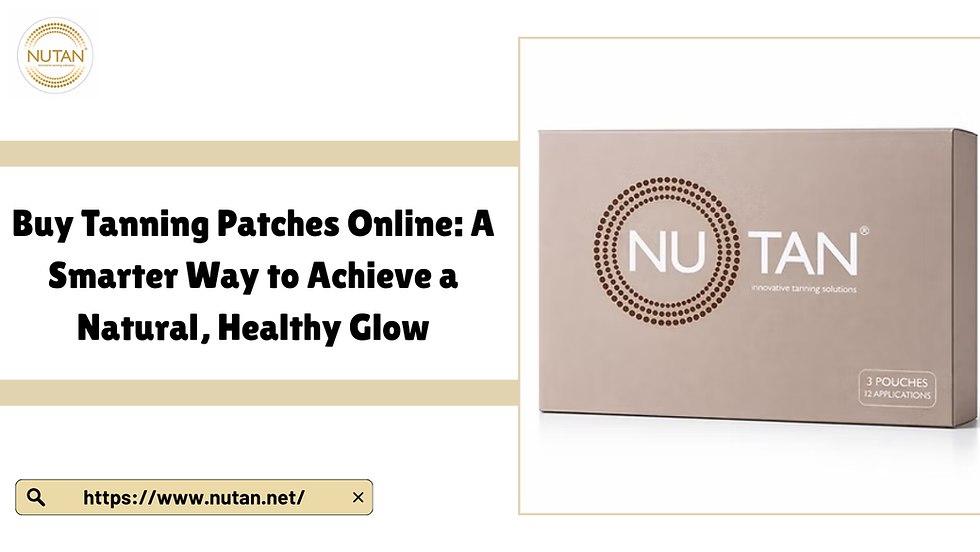 Buy Tanning Patches Online: A Smarter Way to Achieve a Natural, Healthy Glow