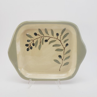 Olive Branch Square Tray