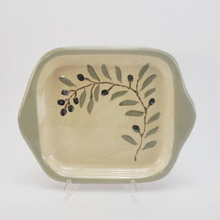 Olive Branch Square Tray