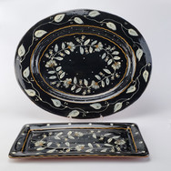 Flora Platter and Long Tray