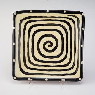 Spiral Square Plate