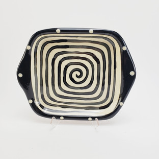 Spiral Square Tray