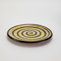 Yellow Confetti 10.5 inch dinner plate