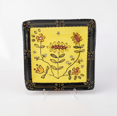 Silk Road Square Plate
