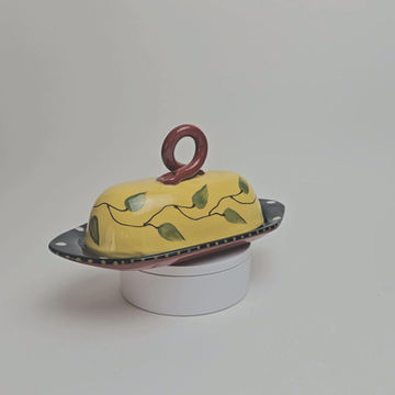 Thumbnail: Black Eyed Susan Butter Dish
