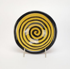 Yellow Confetti 8 inch soup bowl