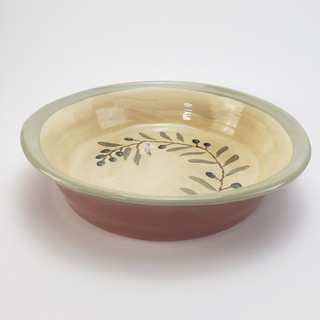 Olive Branch Pie Plate