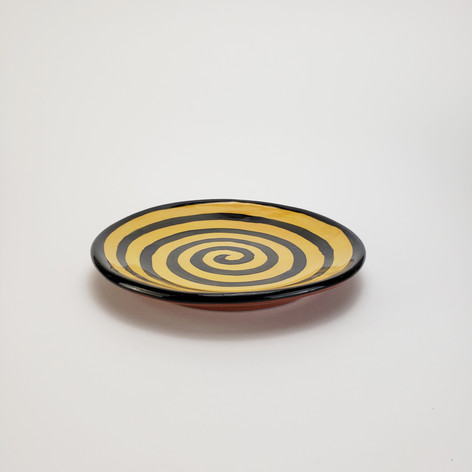 Yellow Confetti 8 inch salad plate