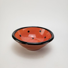 Red Confetti Dessert Bowl