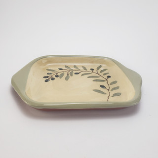 Olive Branch Square Tray