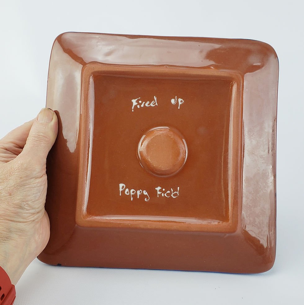 Thumbnail: Poppy Field Square Plate