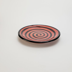 Red Confetti 8 inch salad plate