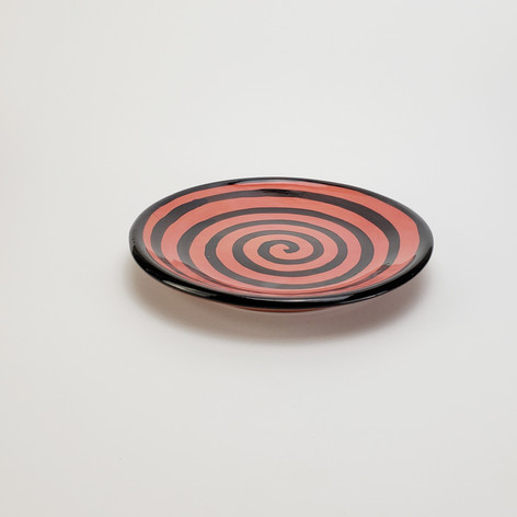 Red Confetti 8 inch salad plate