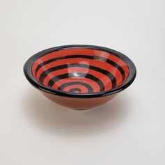 Red Confetti 8 inch salad bowl