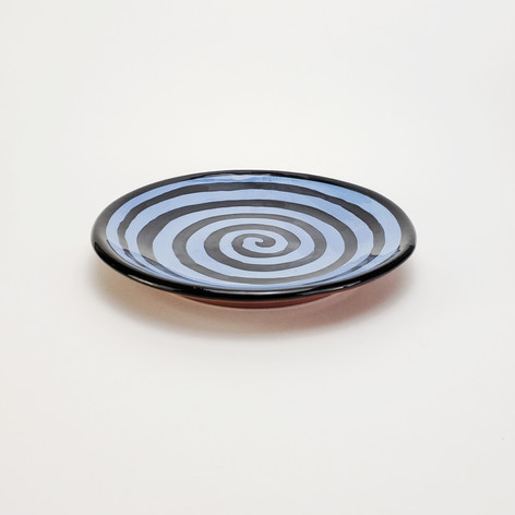 Blue Confetti 8 inch salad plate