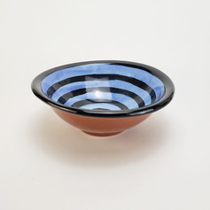 Blue Confetti 8 inch soup bowl