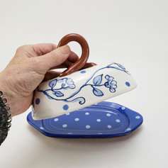 New Delft Butter Dish