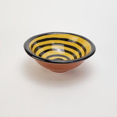 Yellow Confetti 8 inch soup bowl