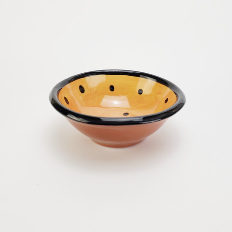 Orange Confetti 7 inch dessert bowl