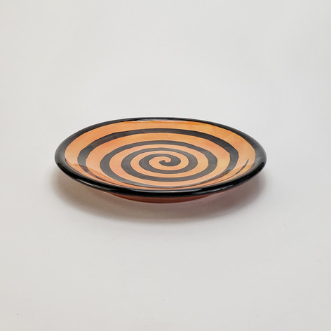 Orange Confetti 8 inch salad plate