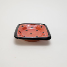 Red Confetti Dipping Dish