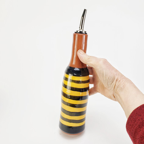 Yellow Confetti oil bottle