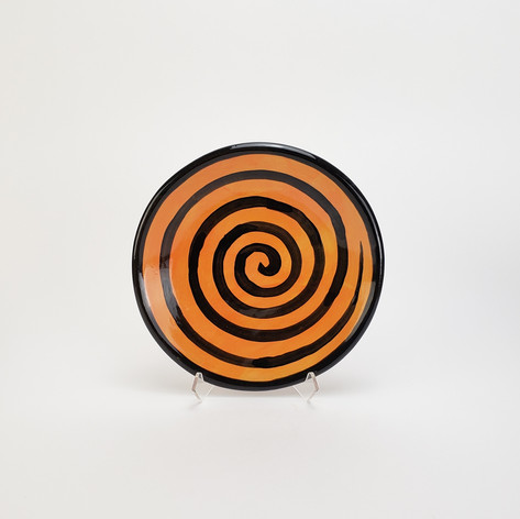 Orange Confetti 8 inch salad plates.jpeg