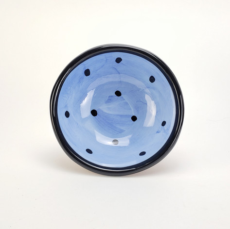 Blue Confetti 7 inch dessert bowl