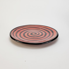 Red Confetti 10.5 inch dinner plate