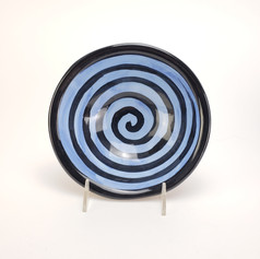 Blue Confetti 8 inch soup bowl