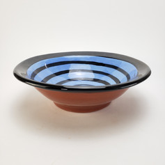 Blue Confetti 11 inch pasta/serving bowl