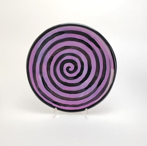 Purple Confettin 10.5 inch dinner plate