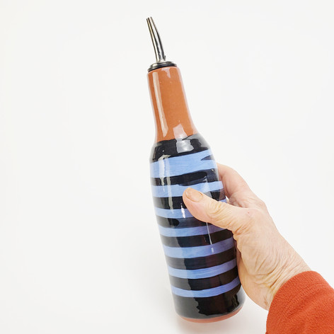 Blue Confetti oil bottle