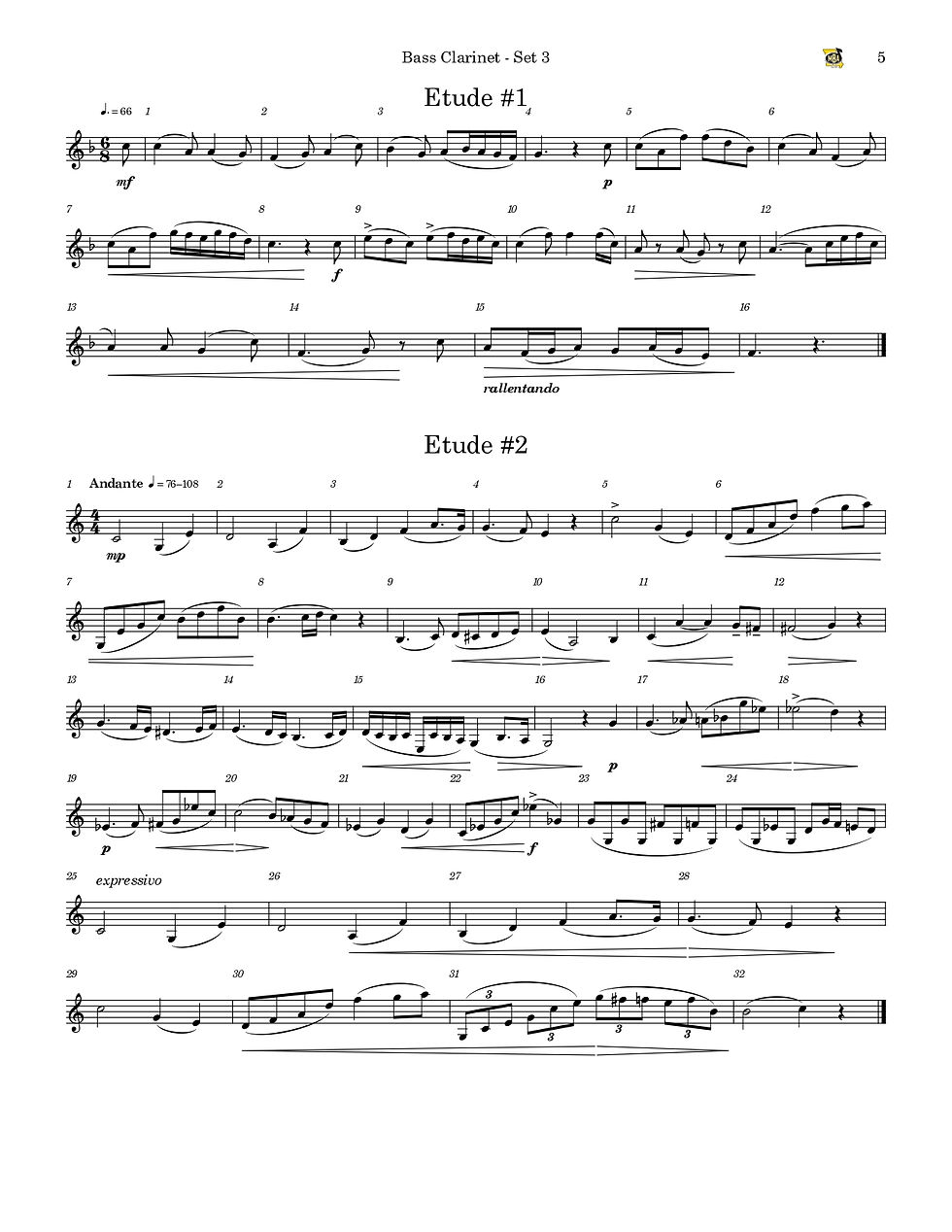 Bass Clarinet Etude #1 & #2.jpg
