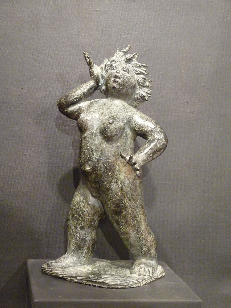 Miniature : Louloutte soleil, bronze