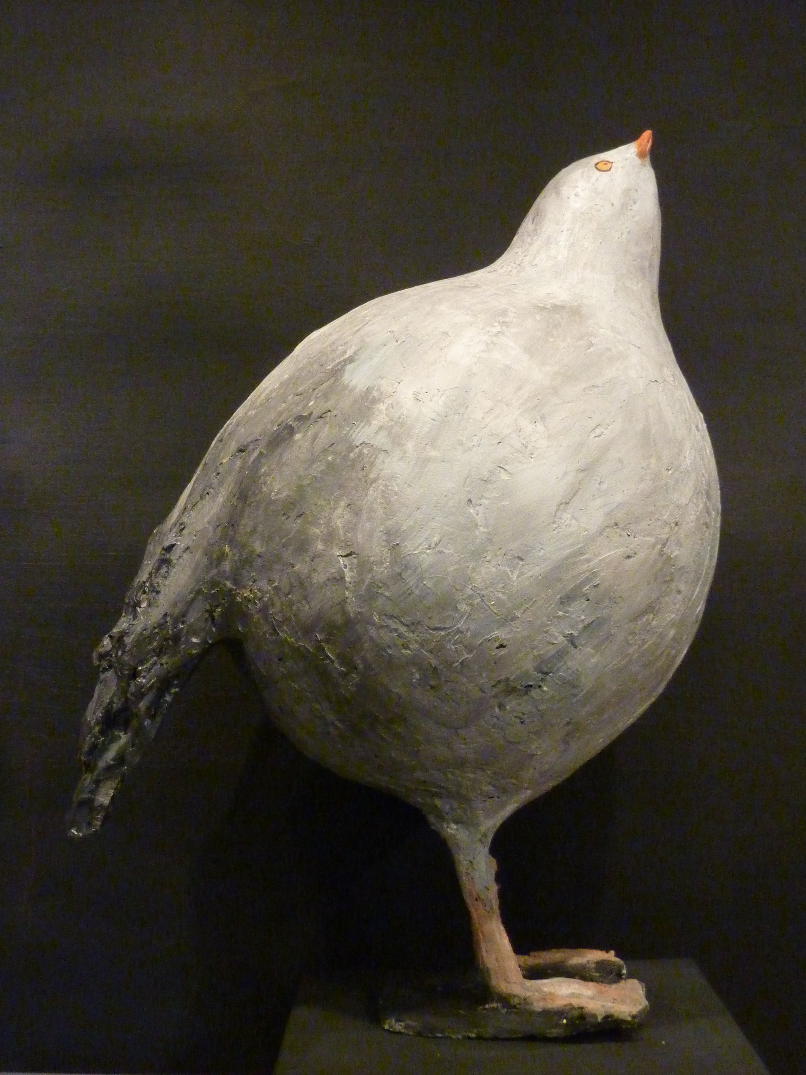 La mouette, matériau composite peint