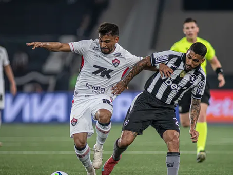 Botafogo e Vitória empatam sem gols no Nilton Santos pelo Brasileirão