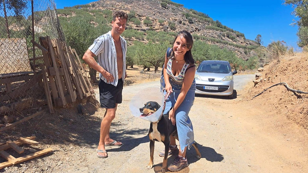 Malina picking Doukas up