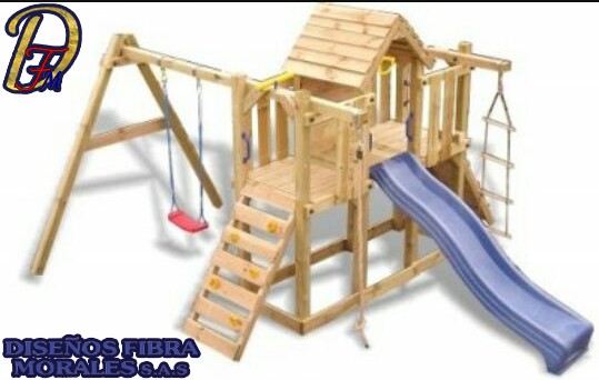 parques infantiles madera