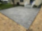 Stamped concrete pad